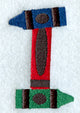 Crayon Letter I - 3 inch