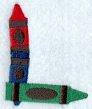 Crayon Letter L - 3 inch