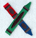 Crayon Letter X - 3 inch