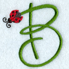 Ladybug Letter B - 3 inch