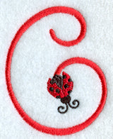 Ladybug Letter C - 3 inch