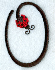 Ladybug Letter O - 3 inch