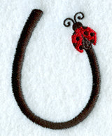 Ladybug Letter U - 3 inch