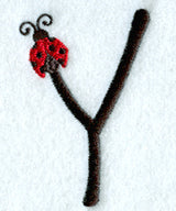 Ladybug Letter Y - 3 inch