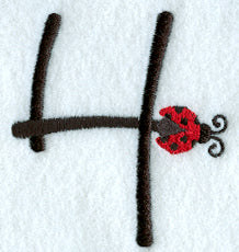 Ladybug Number 4 - 3 inch