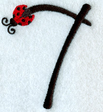 Ladybug Number 7 - 3 inch