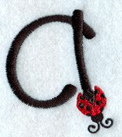 Ladybug Lower Case Letter a - 3 inch