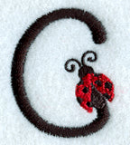 Ladybug Lower Case Letter c - 3 inch