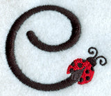 Ladybug Lower Case Letter e - 3 inch