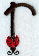 Ladybug Lower Case Letter r - 3 inch