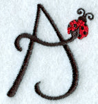 Ladybug Letter A - 3 inch