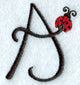 Ladybug Letter A - 3 inch