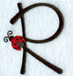 Ladybug Letter R - 3 inch