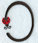 Ladybug Number 0 - 3 inch