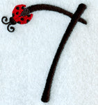 Ladybug Number 7 - 3 inch