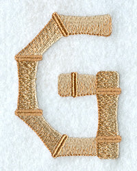 Bamboo Letter G  - 3 inch