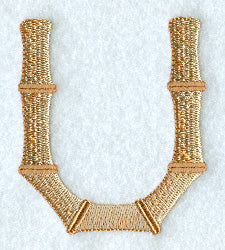 Bamboo Letter U - 3 inch