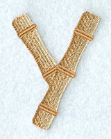 Bamboo Letter Y - 3 inch