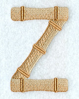 Bamboo Letter Z - 3 inch