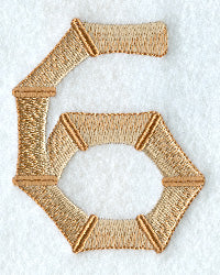 Bamboo Number 6 - 3 inch