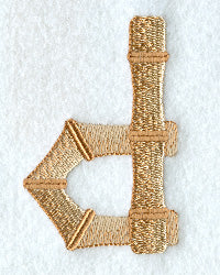 Bamboo Lower Case Letter d - 3 inch