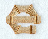 Bamboo Lower Case Letter e - 3 inch
