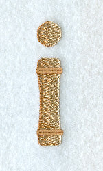 Bamboo Lower Case Letter i - 3 inch