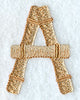 Bamboo Letter A - 3 inch
