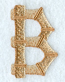 Bamboo Letter B - 3 inch