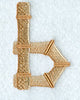 Bamboo Lower Case Letter b - 3 inch
