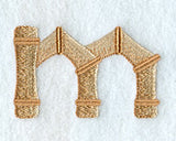 Bamboo Lower Case Letter m - 3 inch