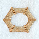 Bamboo Lower Case Letter o - 3 inch