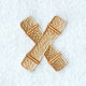 Bamboo Lower Case Letter x - 3 inch