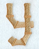Bamboo Lower Case Letter y - 3 inch