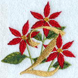 Poinsettia Letter Z - 4 inch