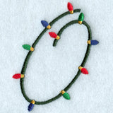 Christmas Lights Letter O - 3 inch