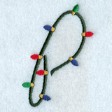 Christmas Lights Letter P - 3 inch