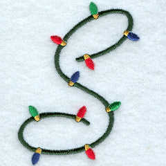Christmas Lights Letter S - 3 inch