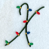 Christmas Lights Letter X - 3 inch