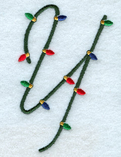 Christmas Lights Letter Y - 3 inch