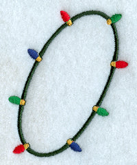 Christmas Lights Number 0 - 3 inch