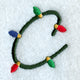 Christmas Lights Lower Case c - 3 inch