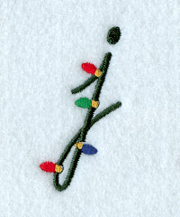 Christmas Lights Lower Case j - 3 inch