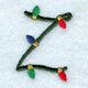 Christmas Lights Lower Case z - 3 inch