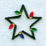 Christmas Lights Symbol * - 3 inch