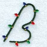 Christmas Lights Letter B - 3 inch