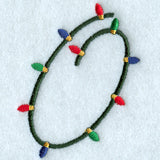 Christmas Lights Letter O - 3 inch
