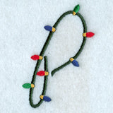 Christmas Lights Letter P - 3 inch