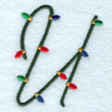Christmas Lights Letter U - 3 inch