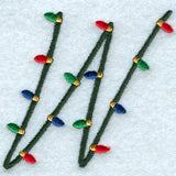 Christmas Lights Letter W - 3 inch
